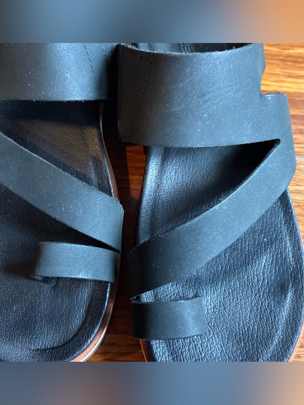 Merrell Juno Leather Sandal 8 Black - Picture 6 of 9